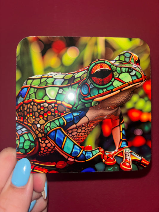 Stained Glass - Frog